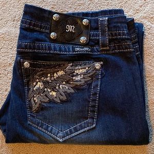 Miss Me Jeans,  33 x 31  mid rise, easy straight